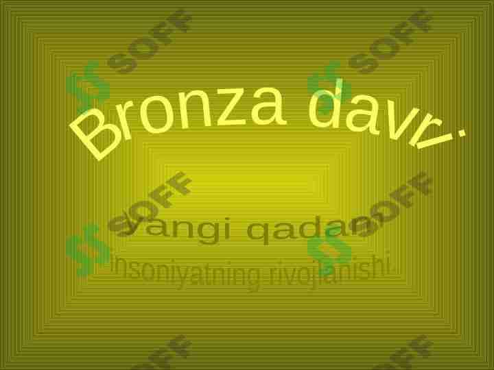 Bronza davri