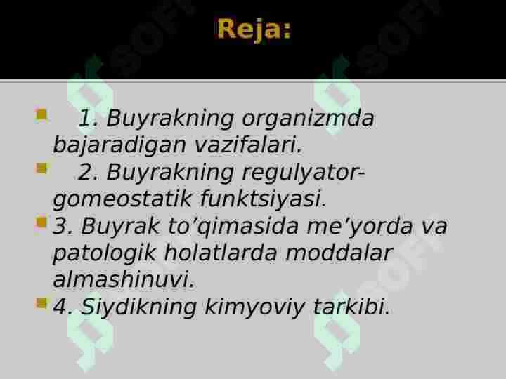 Buyrak biokimyosi 2