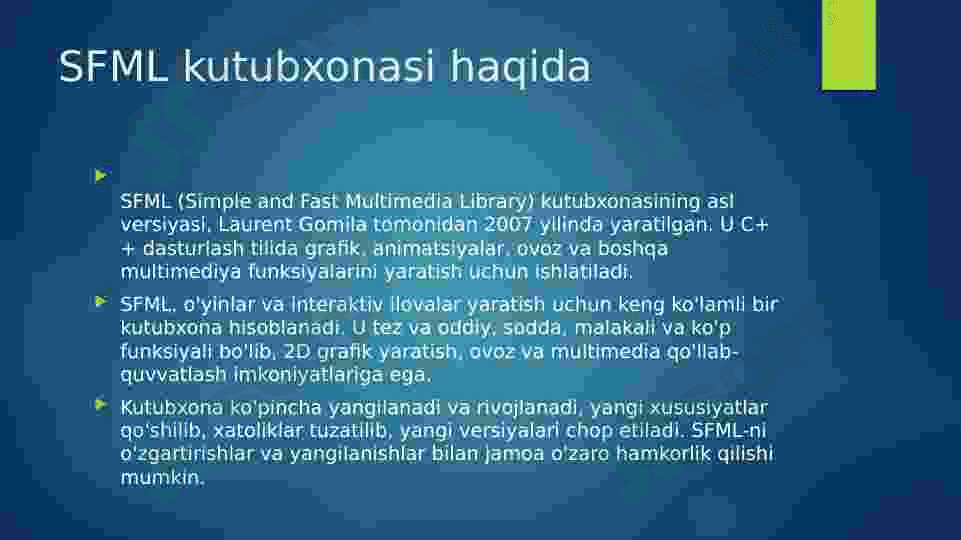 C++ da animatsiyalar 6