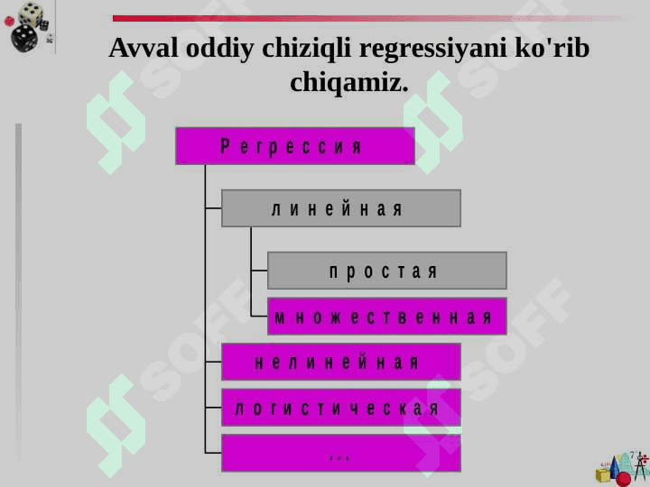 Mashinali o‘qitishda chiziqli regressiya masalasi. Bir o‘zgaruvchili chiziqli regressiya 6