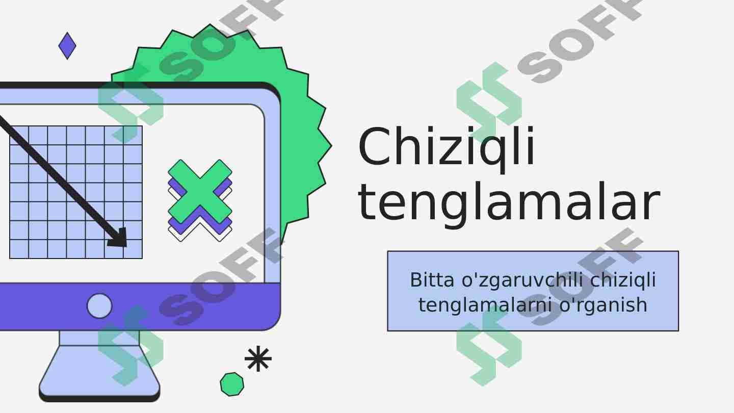 Chiziqli tenglamalar