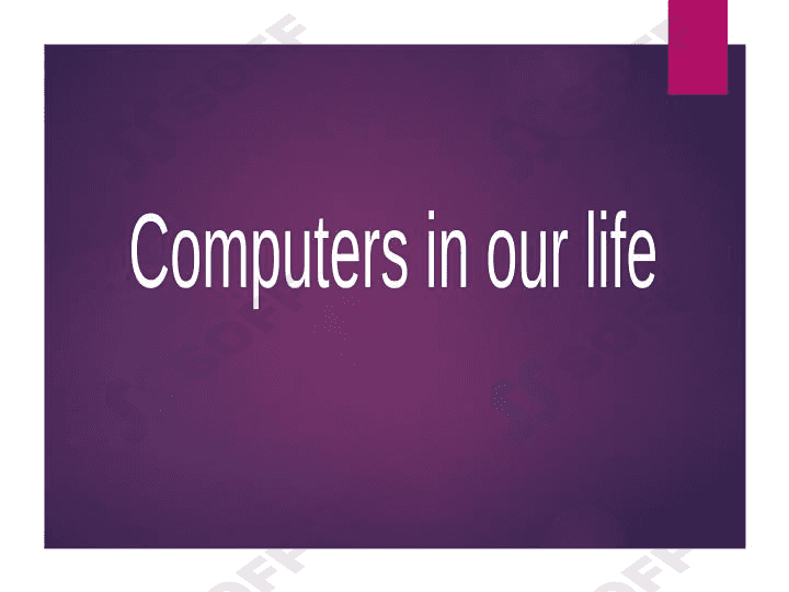 Computers in my life 1