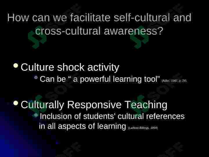 Cultural Sensitivity in the Classroom 6
