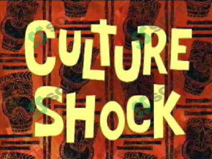 Culture shock
