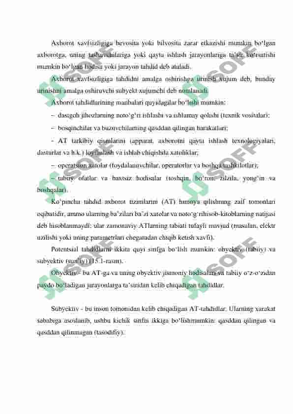 AXBOROT XAVFSIZLIGINI TA’MINLASH USULLARI 3