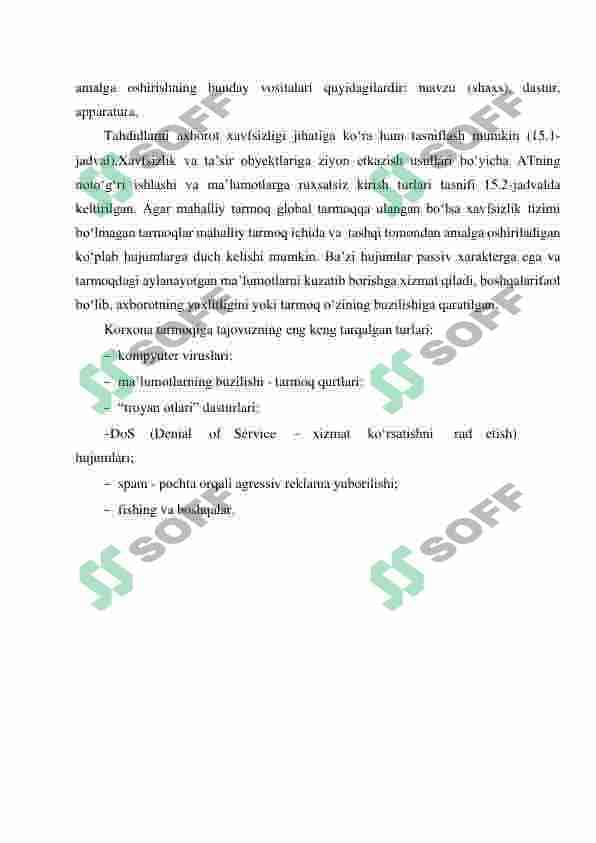 AXBOROT XAVFSIZLIGINI TA’MINLASH USULLARI 6