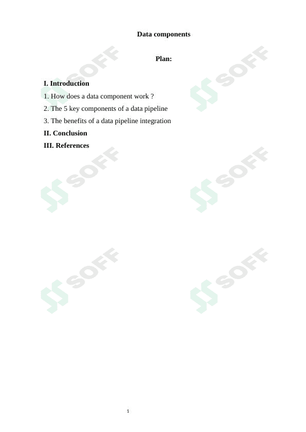 Data components 1