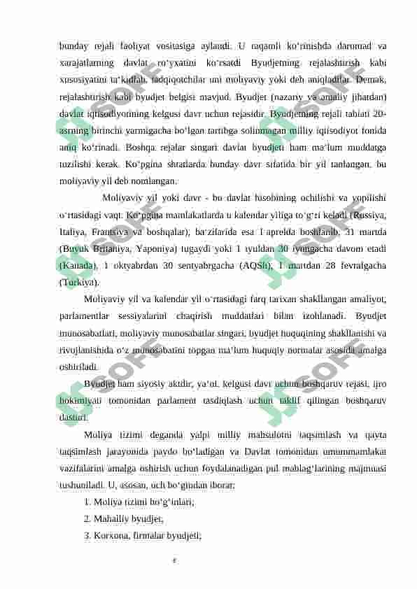 Davlat byudjeti tarkibi va uni takomillashtirish yo‘llari 7