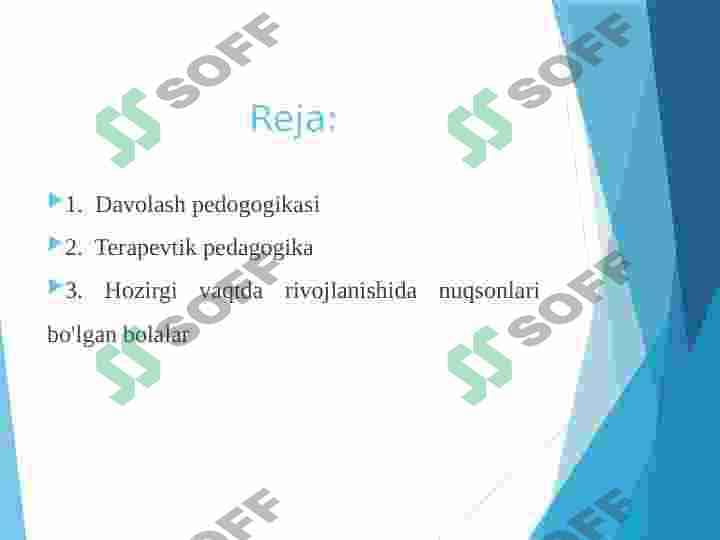Davolash pedagogikasi 2