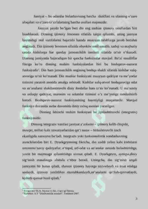 Diniy bag’rikenglik 3