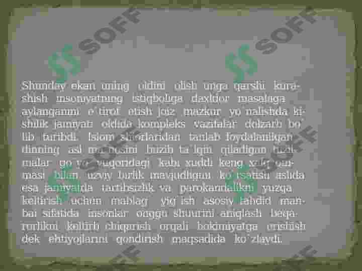 Diniy ekstremizm g`oyalari 4