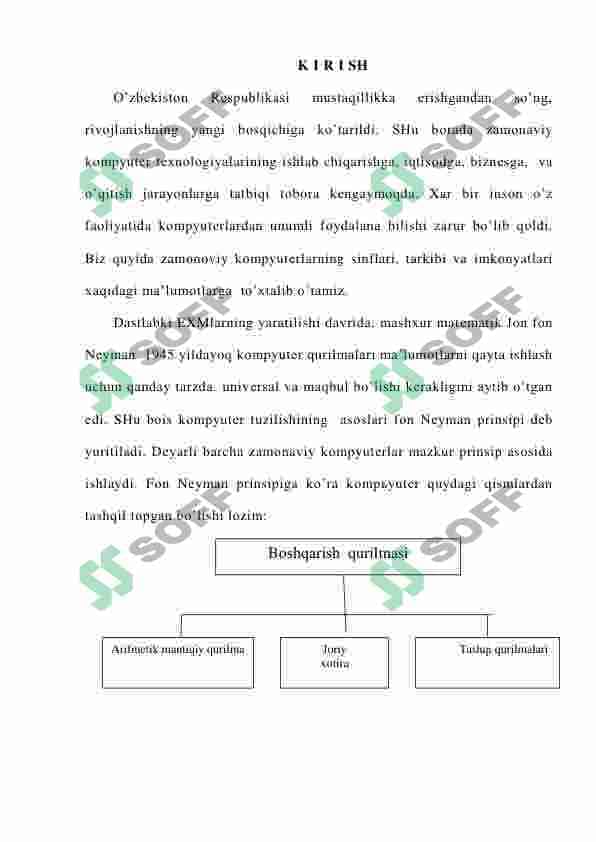 Zamonaviy кompyuterlarning tashqi va ichki qurilmalari 3