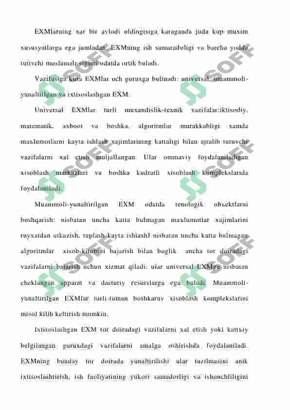 Zamonaviy кompyuterlarning tashqi va ichki qurilmalari 8