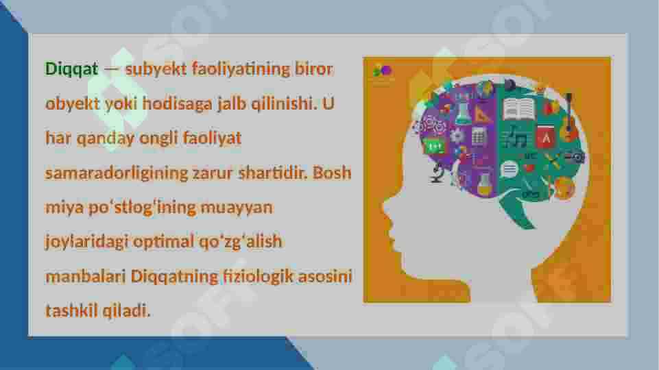 Diqqat haqida umumiy ma'lumot 2