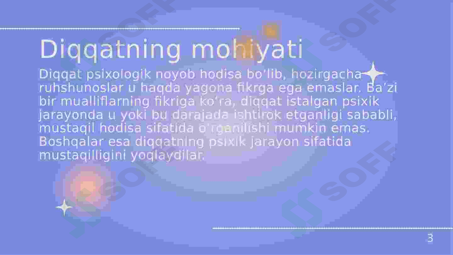 Diqqat va sezgi 3