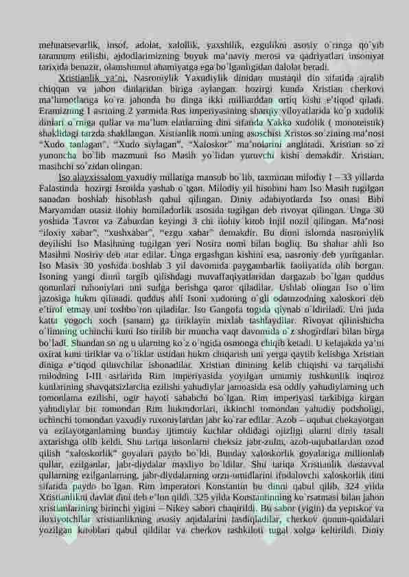Dunyo dinlari tarixi 8