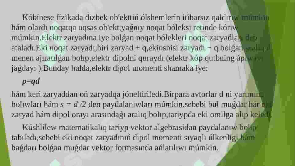 Elektr dipoli 4