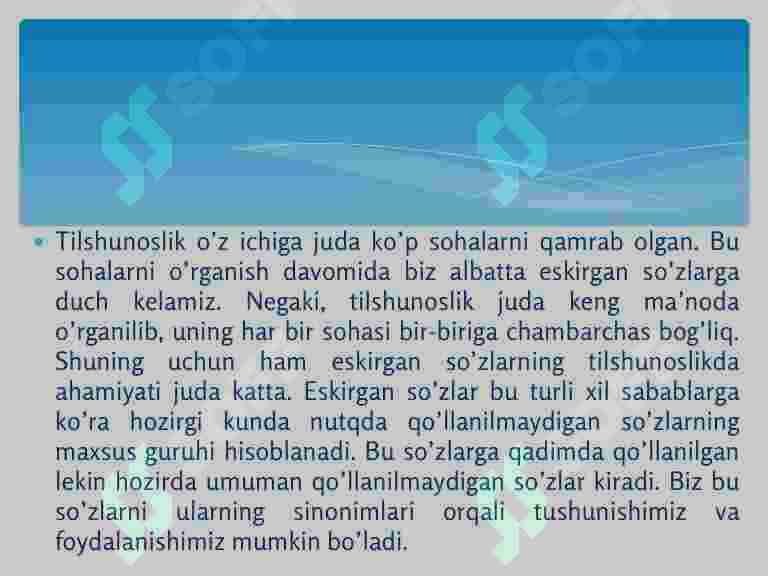 Eskirgan so‘zlar 7