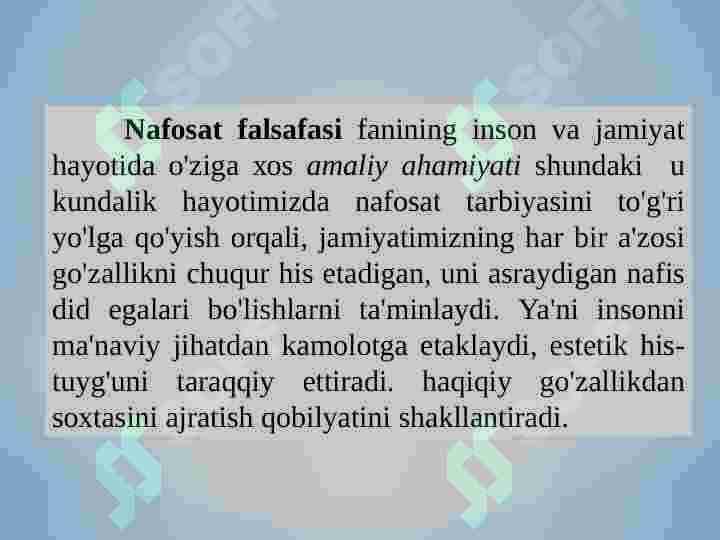 ESTETIKA NAZARIYASI. 5