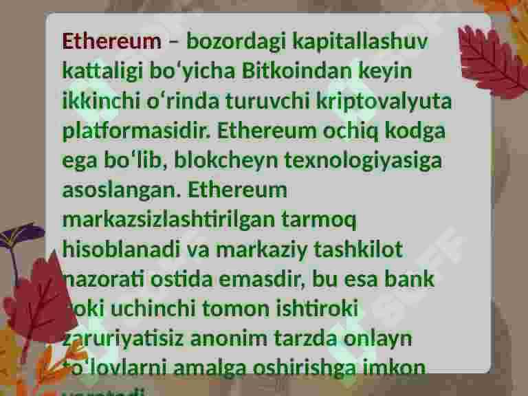 ETHEREUM  BLOKCHEYN 4