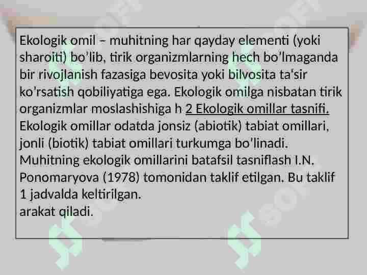 Ekologik omillar 4