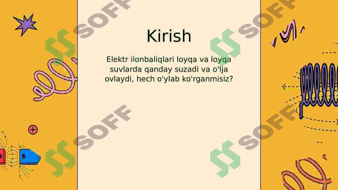 Elektr maydonlari nima? 2