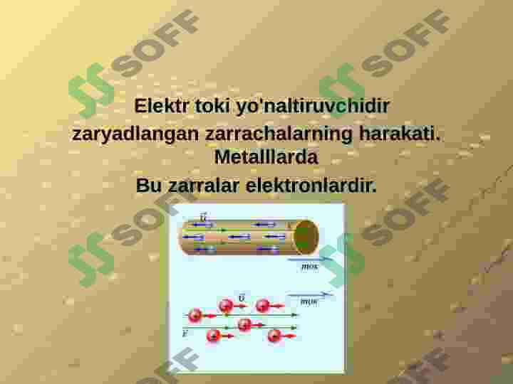 Elektr tokining harakatlari 2