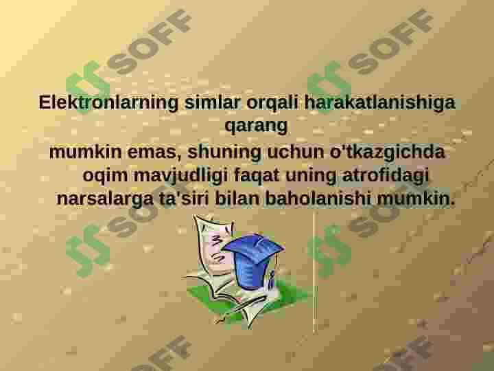 Elektr tokining harakatlari 3
