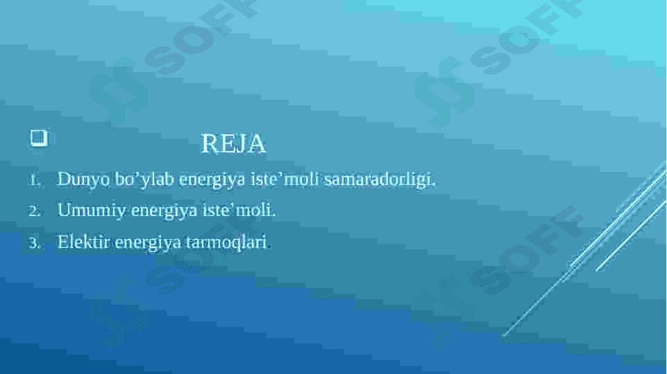 ENERGIYA TEJAMKORLIGI 2