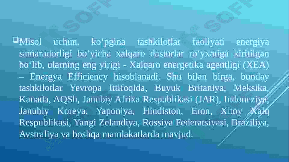 ENERGIYA TEJAMKORLIGI 4