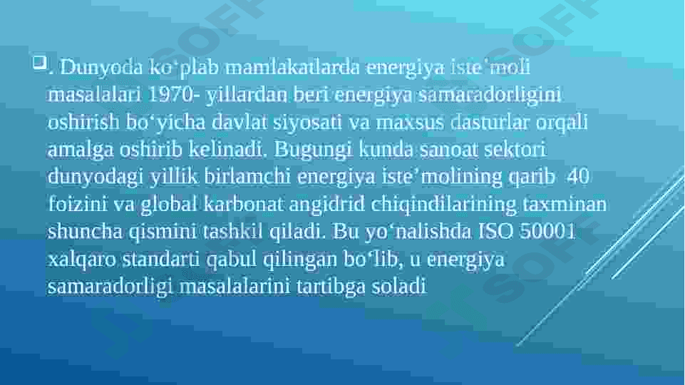 ENERGIYA TEJAMKORLIGI 3