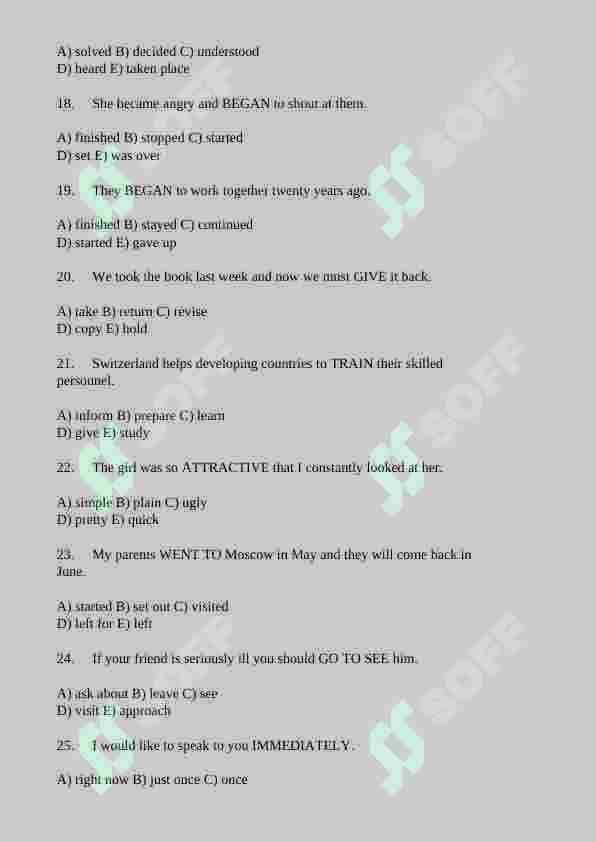 english 5000 test 3