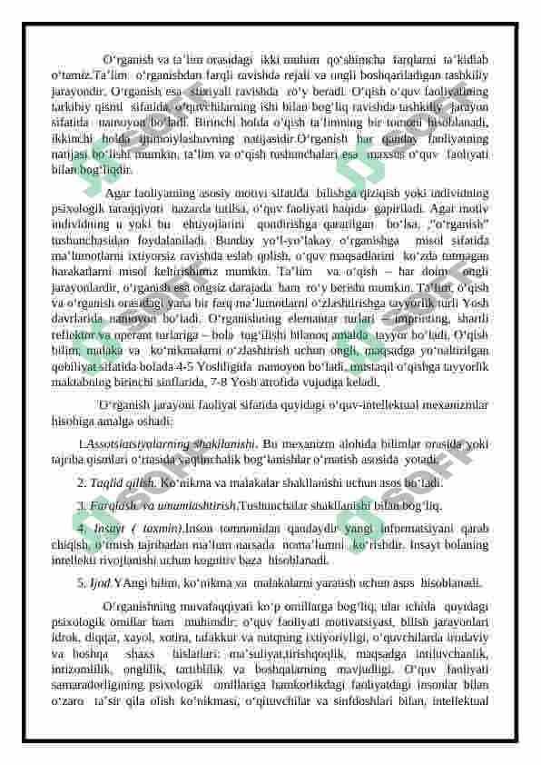 Ta'lim-tarbiya psixologiyasi 4