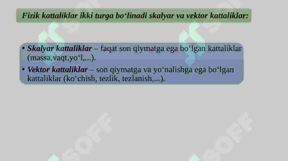 Fizika faniga kirish 4
