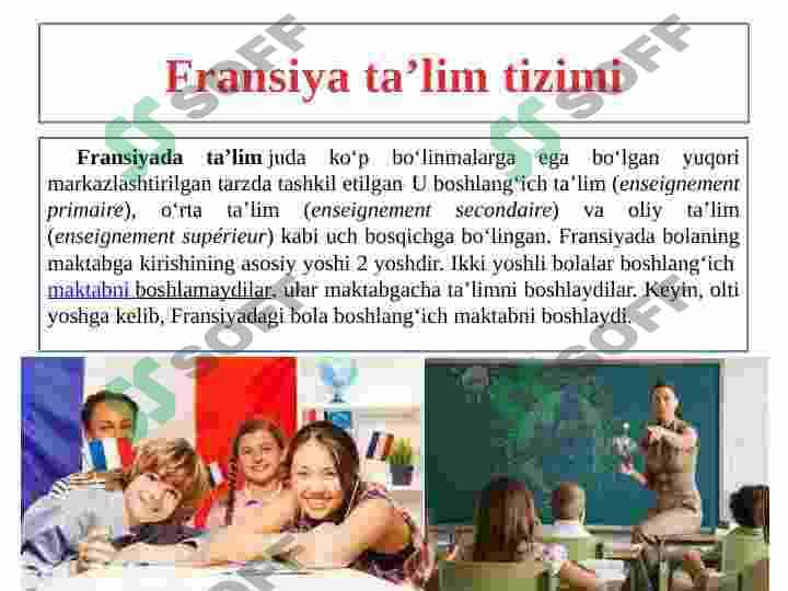 Fransiya ta'lim tizimining  "Dual bosqichi" xususiyatlari 4