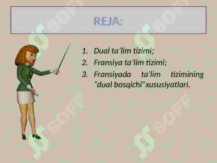 Fransiya dual talimi tizimining "Dual bosqichi" xususiyatlari 2