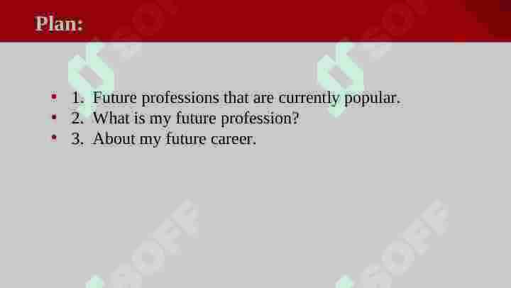 Future profession 2