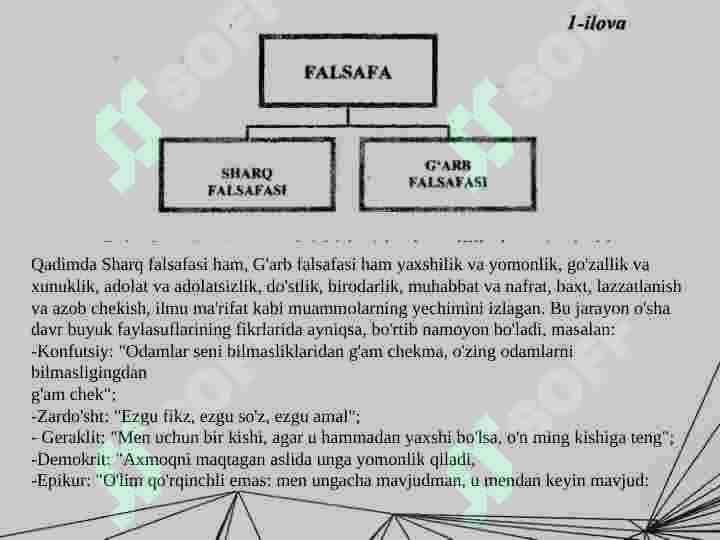 G'arb Falsafasi 4