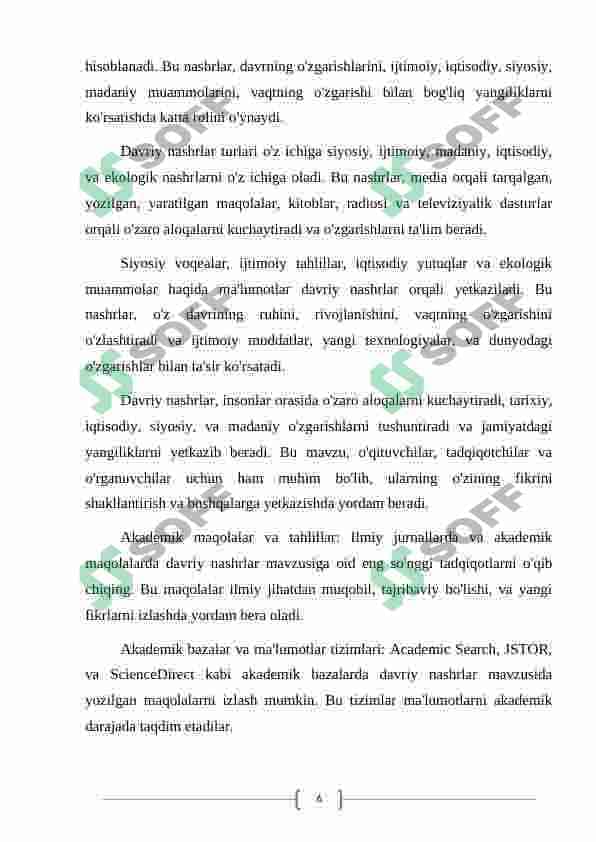Davriy nashrlarning turlari va ularni kataloglashtirish 6