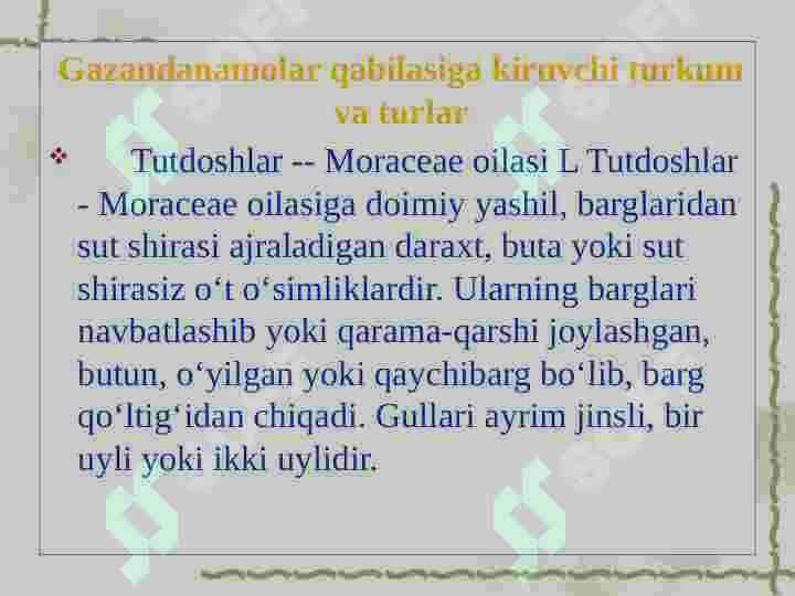 Gazandanamolar qabilasi 6