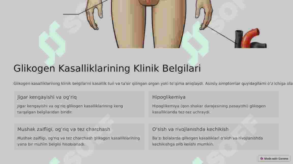 Glikogen kasalliklari 3