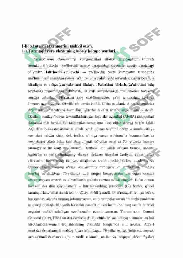 Internet tizimi haqida asosiy tushinchalar 7