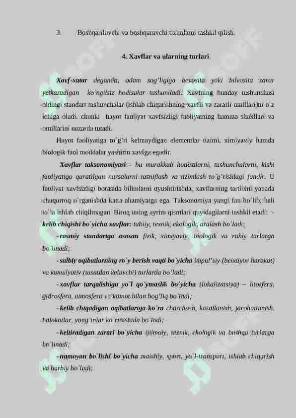 Xavflarni kvantifikatsiyalashni sonli, balli va boshqa uslublarini tahlil qilish 4