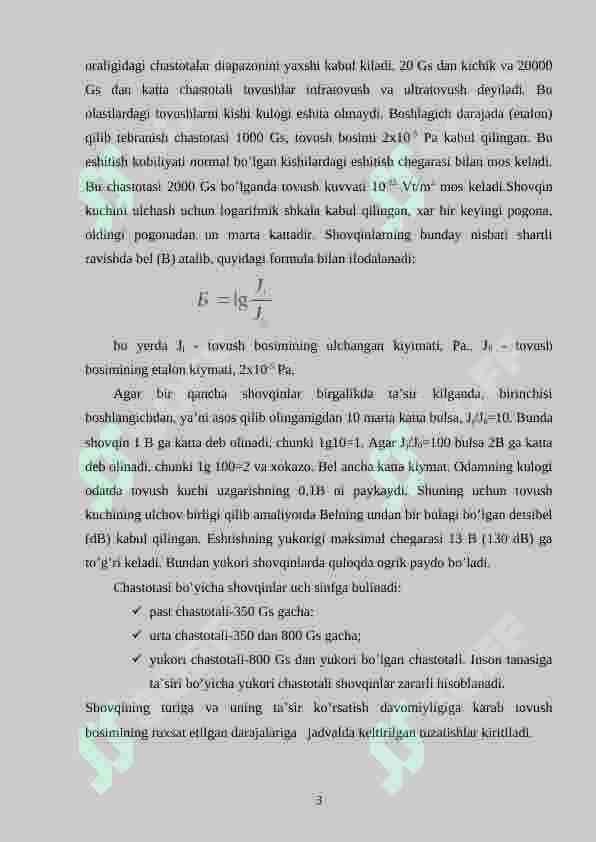 Shovqin va titrashdan himoyalanish, texnik vositalarning guruhlanishi va tuzilishi 3