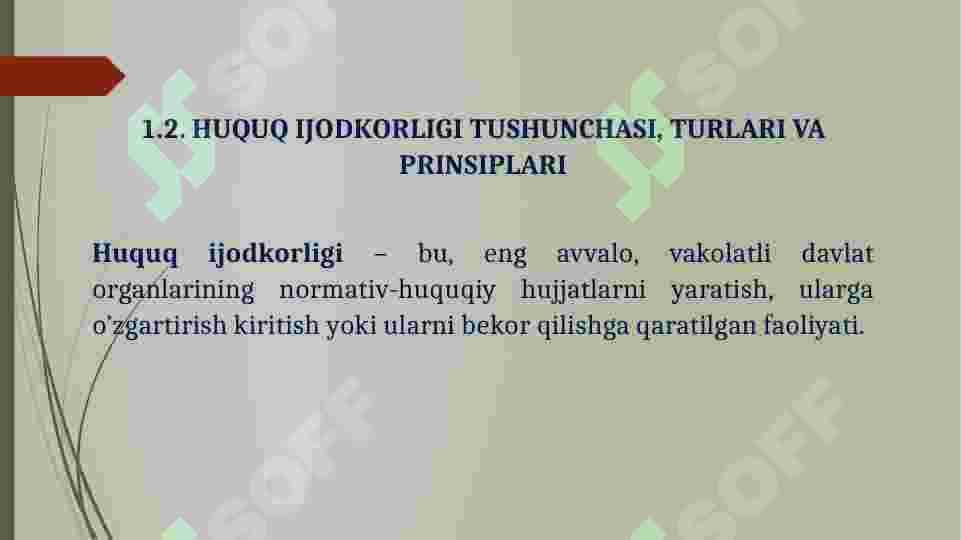 HUQUQ IJODKORLIGI 5