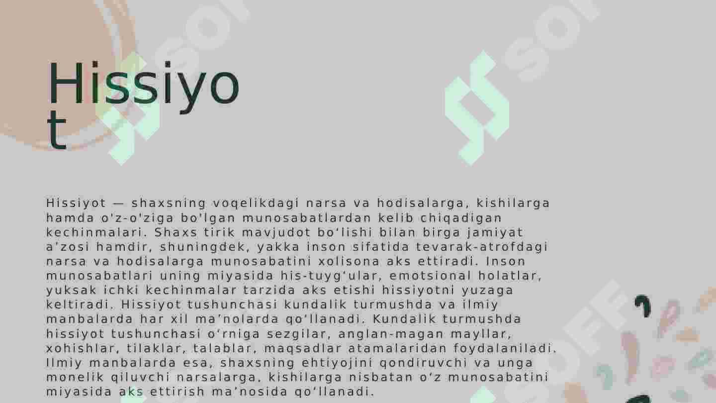 Hissiy emotsiya 5