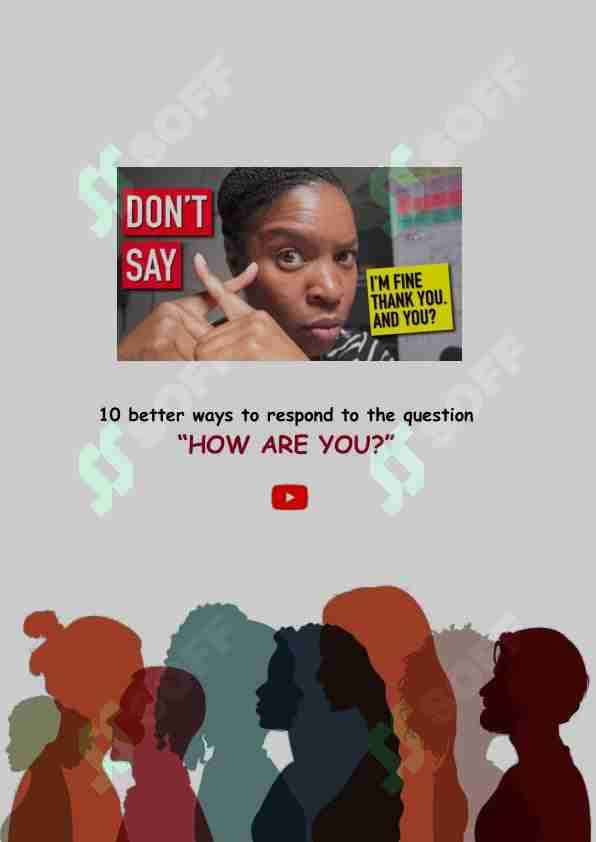 ways to say how are you