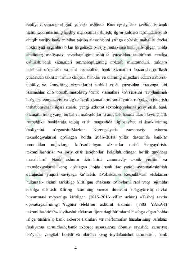 O'zbekistonda bank sektorida IABS tizimining ishlash texnalogiyasi. 6