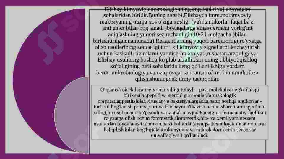 IFA – immunienzim analiz usuli 3