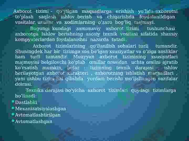 IQTISODIYOTDA AVTOMATLASHTIRILGAN AXBOROT TIZIMLARI 4